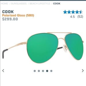 Costa cook sunglasses 580G